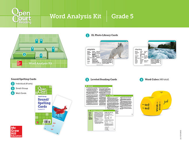 Open Court Reading Grade 5 Word Analysis Kit