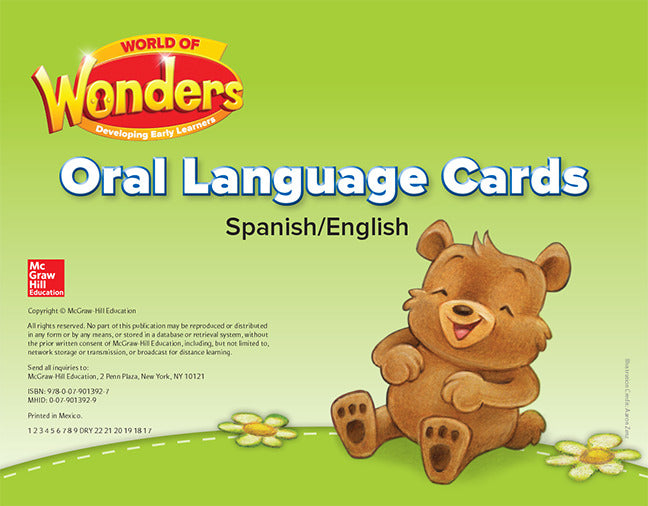 World Of Wonders Oral Language Cards Bilingual Edition