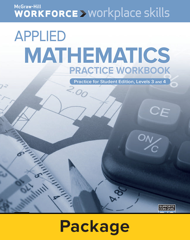 Workplace Skills Practice Workbook Levels B C Applied Mathematics 10 Pack