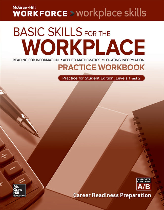 Workplace Skills Practice Workbook Basic Skills For The Workplace 10 Pack