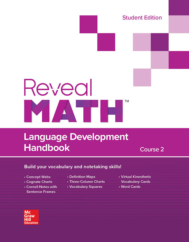 Reveal Math Course 2 Language Development Handbook Student Edition
