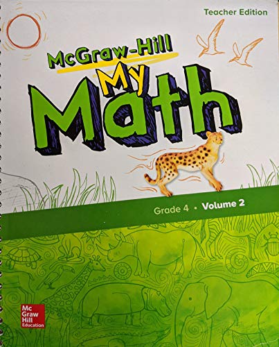 McGraw-Hill My Math, Grade 4, Teacher Edition, Volume 2 (ELEMENTARY MATH CONNECTS) [Spiral-bound] McGraw Hill