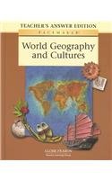 Pacemaker World Geography and Cultures (Teacher's Edition) [Hardcover] Globe Fearon