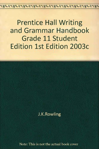 Writing and Grammar: Communication in Action Handbook 2003 [Hardcover] Prentice Hall