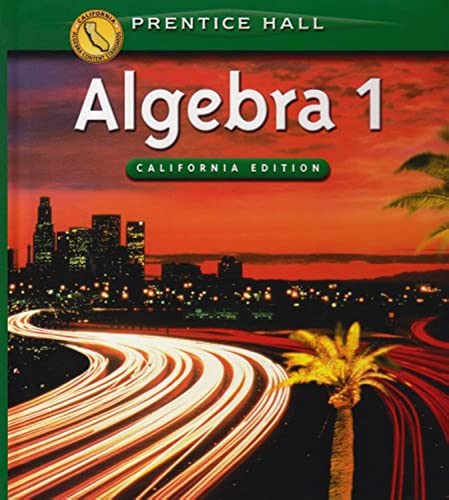 Algebra 1 (California Edition) [Hardcover]