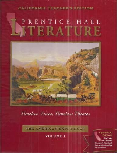 Prentice Hall Literature American Exp (CA) (2 Vol) 11 (TE) [Hardcover] Unknown