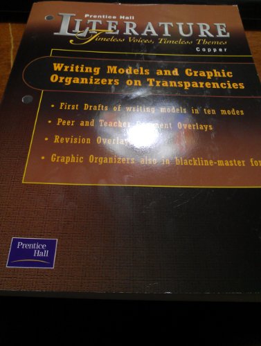 Prentice Hall Literature Copper Writing Models and Graphic Organizers on Transparencies. [Paperback]