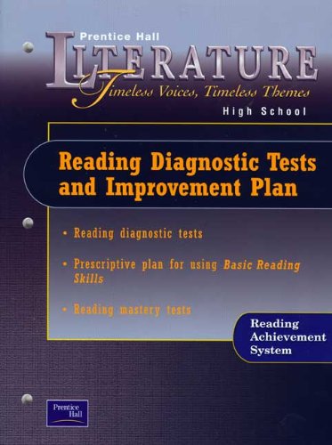 Literature: Reading Diagnostic Tests and Improvement Plan [Paperback] Kate Kinsella; Kevin Feldman and Colleen Shea Stump