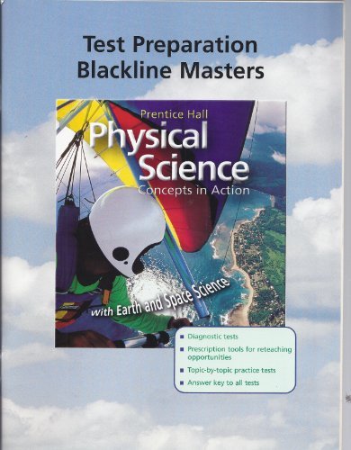 Test Preparation Blackline Masters for Prentice Hall "Physical Science: Concepts in Action" [Paperback] Pearson Prentice Hall