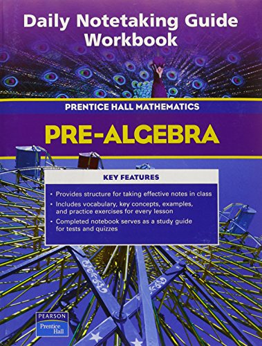 Prentice Hall Math Pre-Algebra Daily Notetaking Guide 2004c [Paperback] Prentice Hall