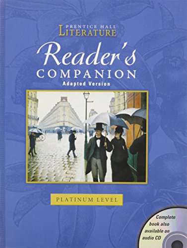 Reader's Companion: Adapted Version Platinum Level (Prentice Hall Literature: Timeless Voices Timeless Themes) [Paperback] Prentice Hall