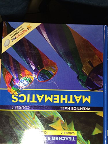 Prentice Hall Mathematics Course 1: Teacher's Edition (Volume 1: Chapters 1-6) [Textbook Binding] Randall Charles