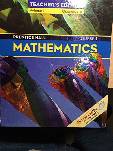 Prentice Hall Mathematics Course 1 Vol. 2 Chapters 7-12 Teacher's Edition [Hardcover] Prentice Hall