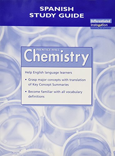CHEMISTRY SPANISH SECTION SUMMARIES 2005 (NATL) [Paperback] Pearson Education