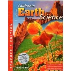 Focus on Earth Science - California, Teacher's Edition [Hardcover] Jan Jenner
