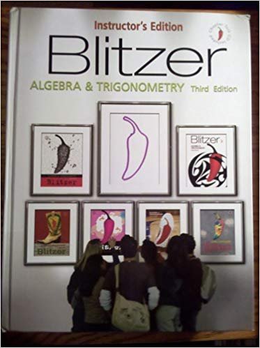 Algebra and Trigonometry by Robert Blitzer (2007) Hardcover Robert Blitzer