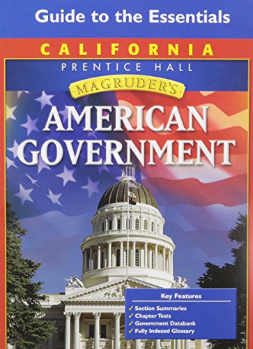 Magruder's American Government - California Edition: Guide to the Essentials McClenaghan