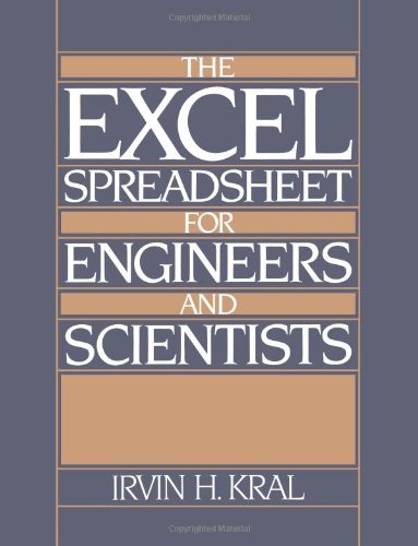 Excel Spreadsheet For Engineers & Scientists The