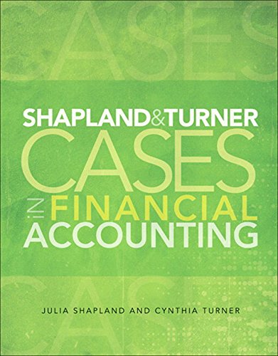 Shapland & Turner Cases In Financial Accounting