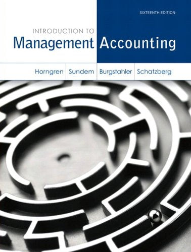 Introduction To Management Accounting