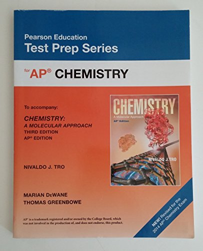 Pearson Education Test Prep Series for AP Chemistry [Paperback] Nivaldo J. Tro