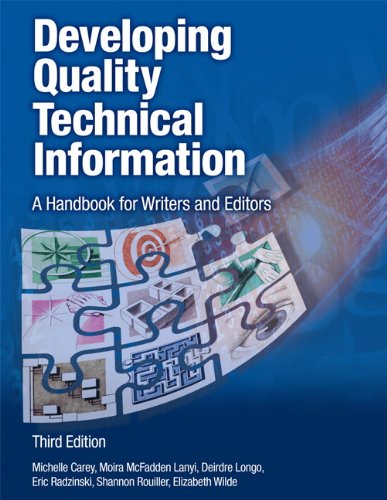 Developing Quality Technical Information 3e