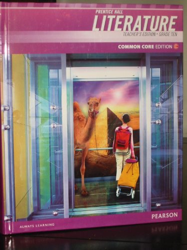 Prentice Hall Literature Teacher's Edition Grade 10 Common Core Edition [Hardcover]
