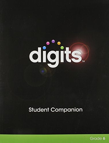 Digits Enhanced Student Companion Grade 6 [Paperback] Savvas Learning Co