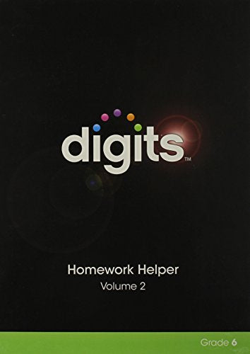 Digits Homework Helper Volume 2 Grade 6 [Hardcover] Savvas Learning Co