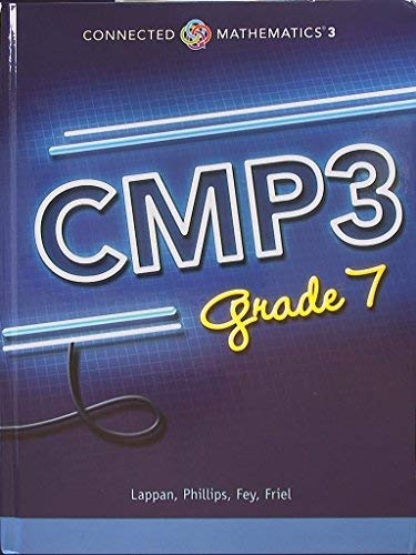 Connected Mathematics 3. CMP3, Grade 7. 9780133278132, 0133278131. [Hardcover] Glenda Lappan and Elizabeth Difanis Phillips
