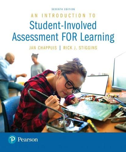 Introduction To Student Involved Assessment For Learning An With Mylab Education With Enhanced Pearson Etext Access Card Package