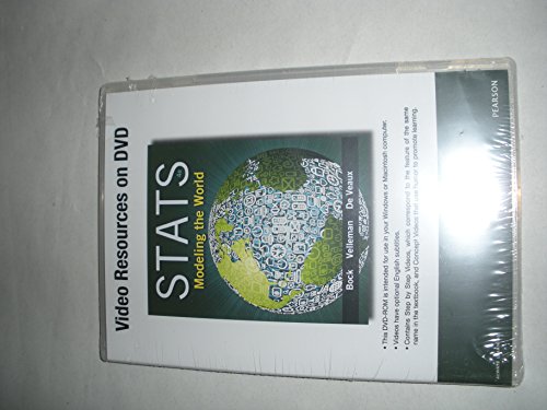 Video Resources on DVD for Use with Stats Modeling the World 4th Edition [Textbook Binding] Pearson