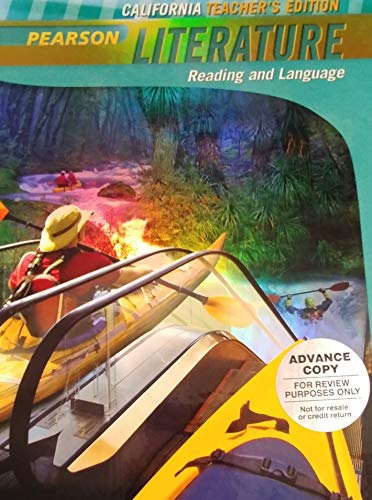 Literature Reading and Language-Teacher's Edition CA [Hardcover] unknown author