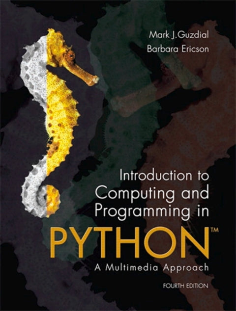 Introduction To Computing & Programming In Python
