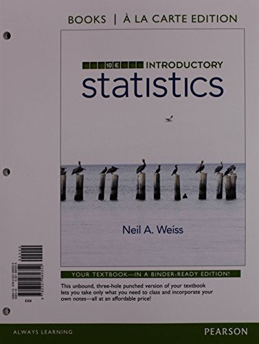 Introductory Statistics Books A La Carte Plus New Mylab Statistics With Pearson Etext Access Card Package