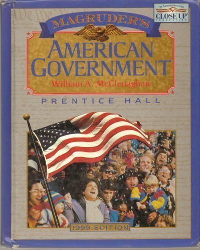 1999 Magruder's American Government [Hardcover] McClenaghan, William A.