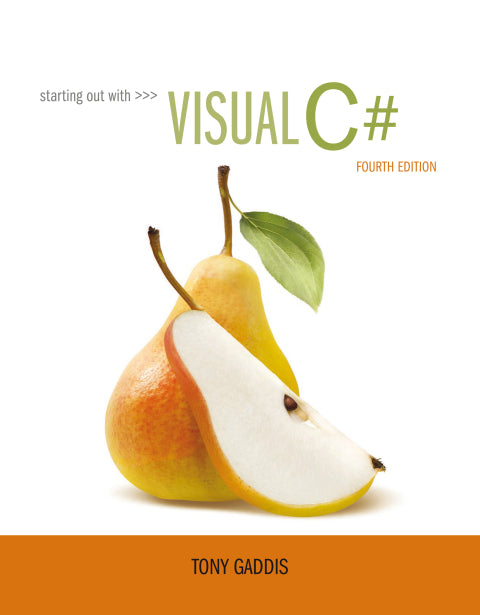 Starting Out With Visual C#