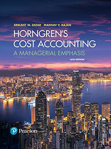 Horngrens Cost Accounting