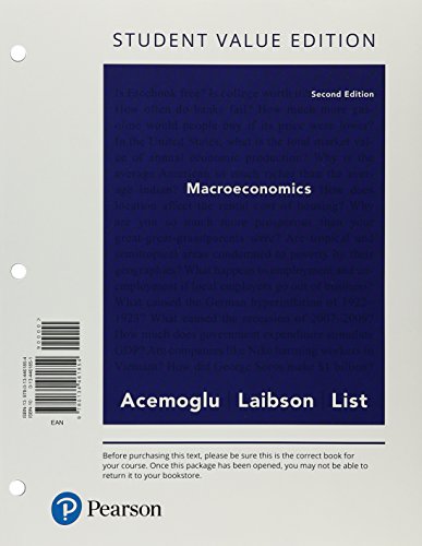 Macroeconomics Student Value Edition Plus Mylab Economics With Pearson Etext Access Card Package