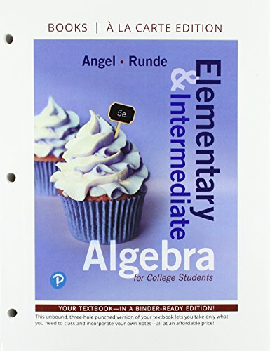 Elementary & Intermediate Algebra For College Students Books A La Carte Edition Plus Mylab Math 24 Month Access Card Package