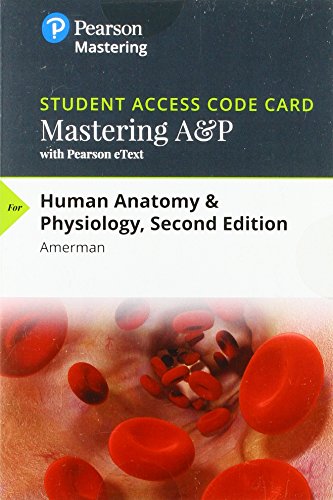 Mastering A&P With Pearson Etext Standalone Access Card For Human Anatomy & Physiology