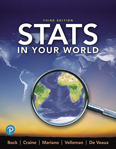 Stats in your World, Third Edition, Student Textbook, c. 2020 [Hardcover]