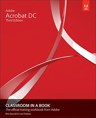 Adobe Acrobat Dc Classroom In A Book 3e
