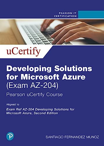 Developing Solutions For Microsoft Azure Exam Az 204 Pearson Ucertify Course Access Code Card