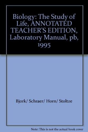Biology Study of Life [Hardcover] Bjork/ Schraer/ Horn/ Stoltze