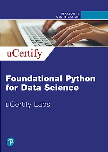 Foundational Python For Data Science Ucertify Labs Access Code Card