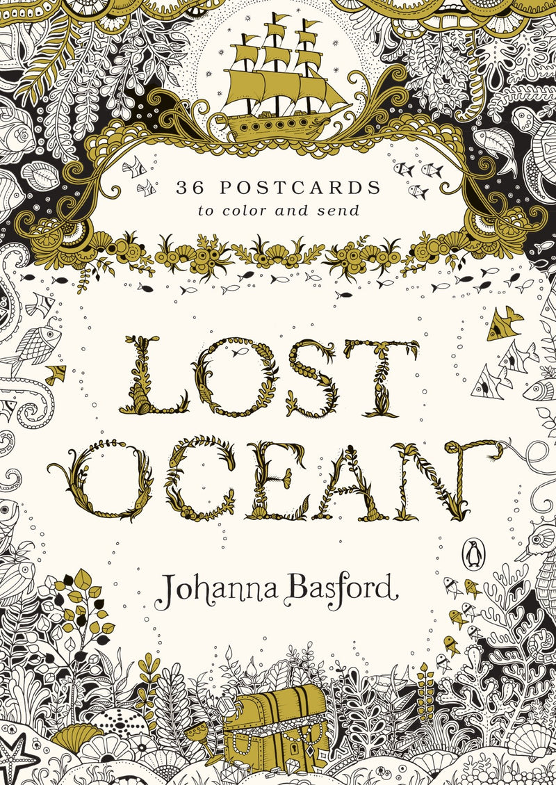 Lost Ocean: 36 Postcards to Color and Send