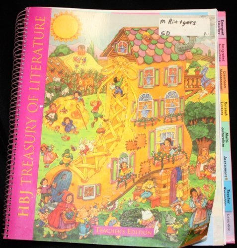 At My Window: Teachers edition (HBJ Treasury of Literature) [Textbook Binding] Harcourt Brace