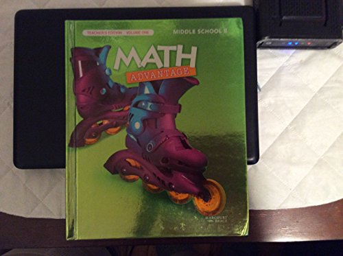 Math Advantage 7th Grade Volume 1 Teacher Edition [Hardcover] Harcourt Brace