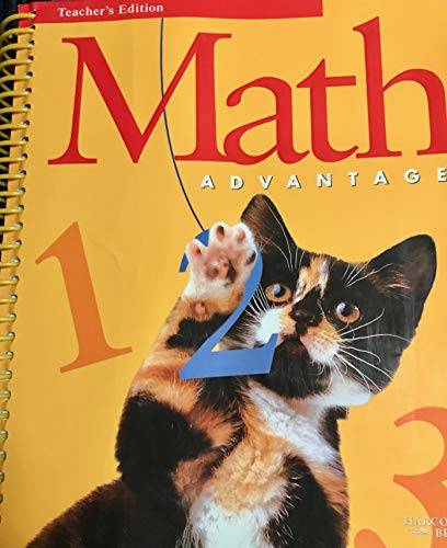 Math Advantage Teacher's Edition: Grade K [Hardcover] Grace M. Burton